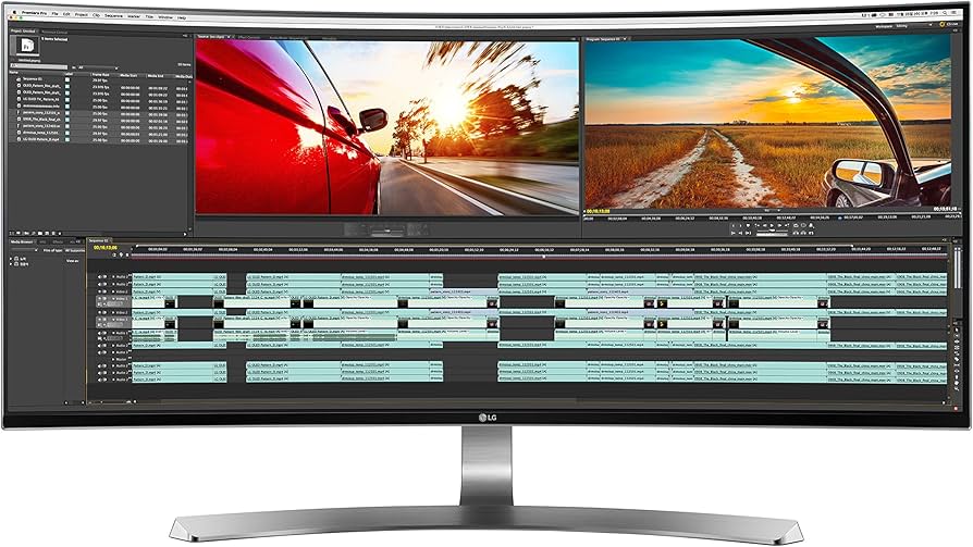 LG 34UC98-W 34-Inch 21:9 Curved UltraWide QHD IPS Monitor with Thunderbolt